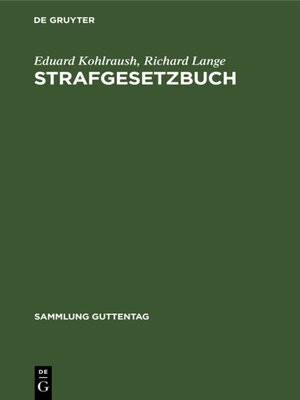 cover image of Strafgesetzbuch